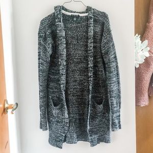 Knit Hooded Sweater